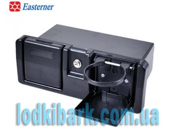 Ящик перчаточный пластиковый черный Easterner C12201 со стаканодержателями