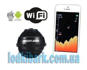 Эхолот Lucky FF-916S беспроводной Wi-Fi датчик с GPS функцией для телефонов