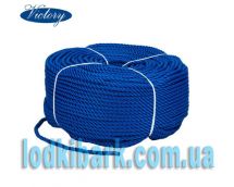 Верёвка Polyester 8 мм в бухте 200 м синяя