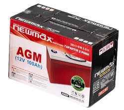 Newmax 100 Ah AGM аккумулятор премиум-класса 