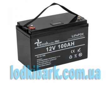 100Ah Литий-феррумный аккумулятор технологии LiFePO4 PRO Weekender тяговый к троллинговым электромоторам